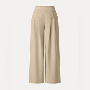 OGL Wide Leg Pants in Beige
